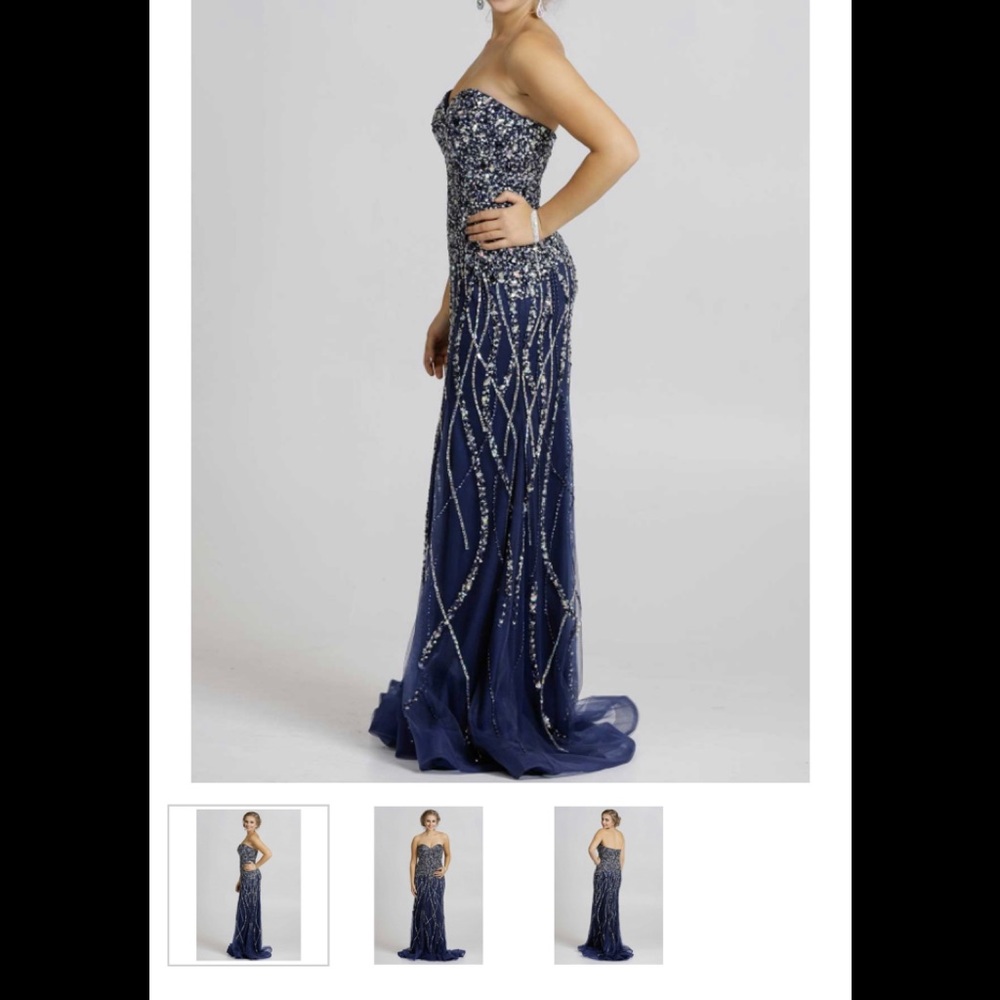 Angel Forever Embellished Fishtail Gown  Size 6 Pageant, Prom, Formal, Party